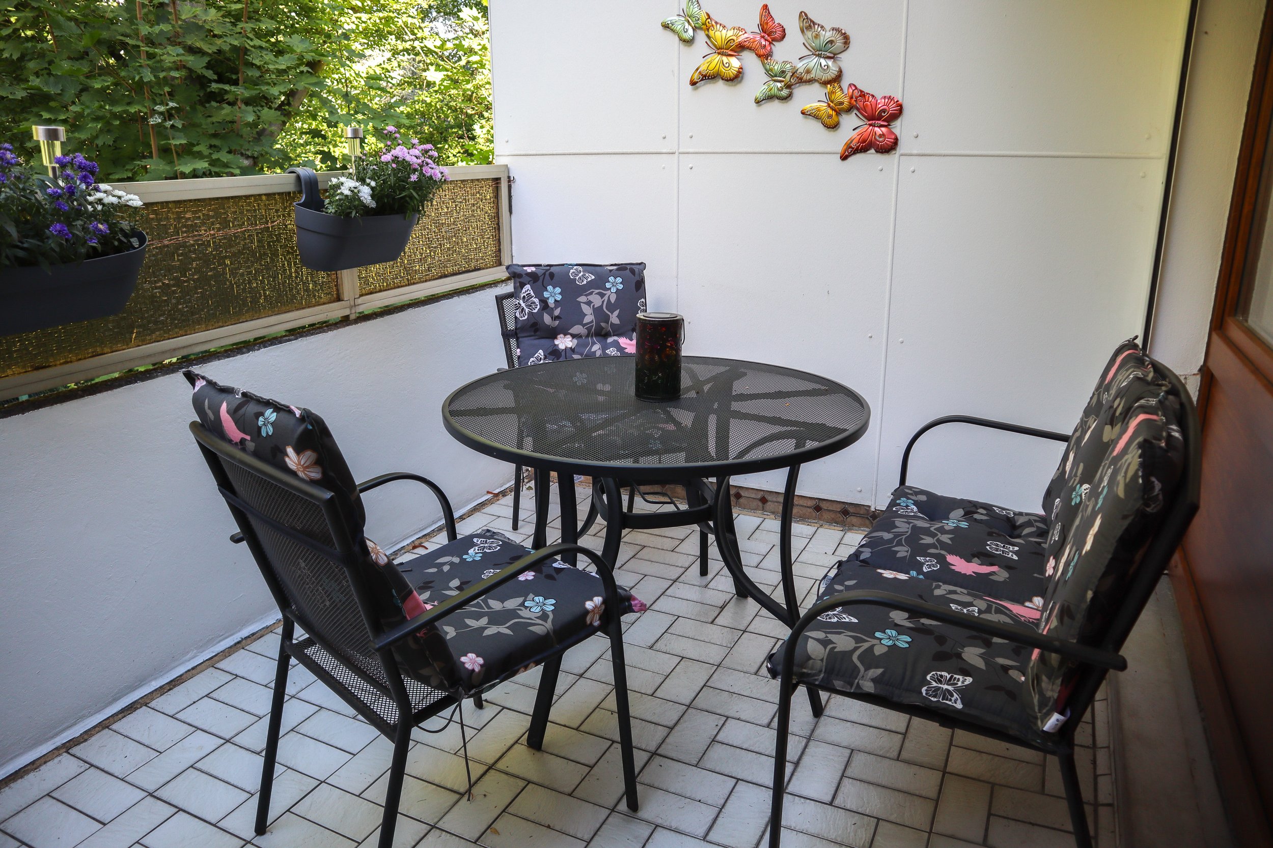 Balkon der Ferienwohnung Burgnest